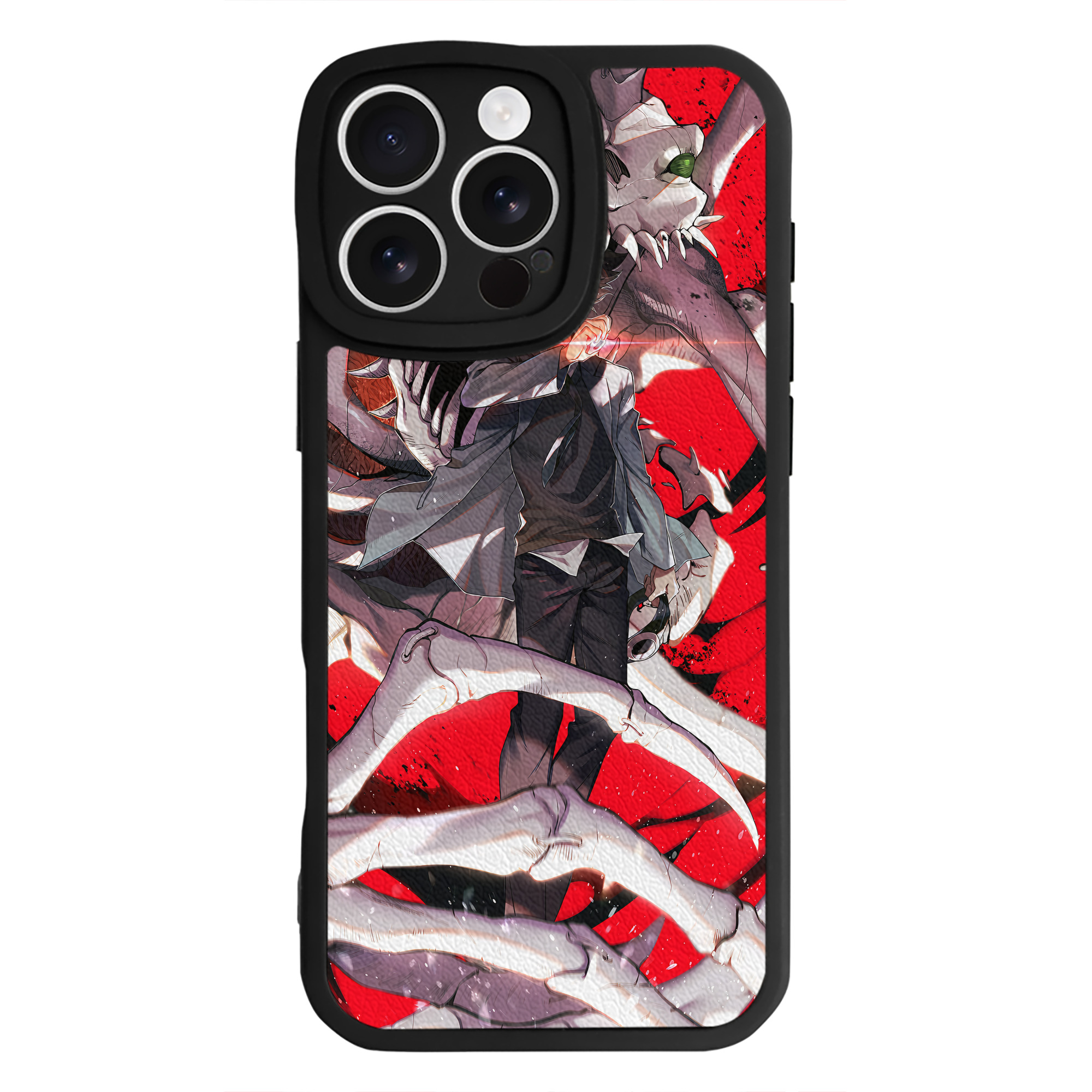 （画像用） Digimon デジタルモンスター/デジモン 【iPhone 16シリーズ対応】シリコンスマホケース（レザー調） 材質：シリコン